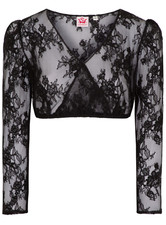 Dirndlbluse Bluse schwarz Gr