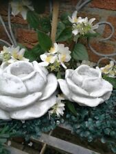 Steinskulpturen Rosen 2erSet