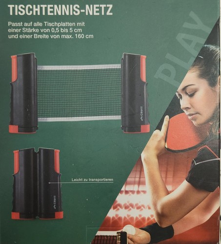 Ausziehbares tischtennisnetz - ausziehbares,