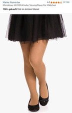 Mädchen Feinstrumpfhose