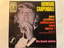 Howard Carpendale Single Cover DAS SCHÖNE MÄDCHEN VON SEITE 1 mit Autogramm