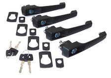 4 Türgriffe 4 Schlüssel