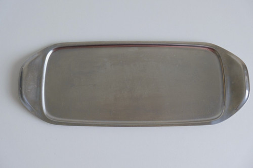 Servierplatte edelstahl - #,