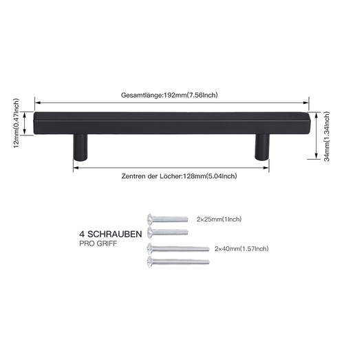 Stangengriffe edelstahl - stangengriffe,