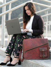 Tasche Leder Vintage