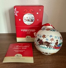 Hutschenreuther Porzellankugel Weihnachtskugel Kugel 2020 in OVP