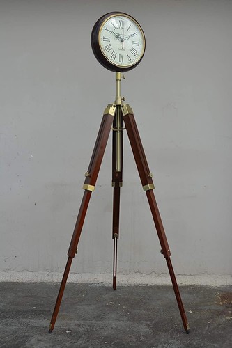 Vintage dreibein standuhr mit - dreibein,