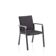 Kettler Stapelsessel Rasmus Alu anthrazit/Sunbrella® sooty Stapelstuhl 62x60x85 
