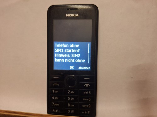 Handy nokia 301 schwarz - handy,