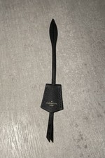 Louis Vuitton Clochette Schlüsselglöckchen schwarz Leder gold Schlüsselanhänger