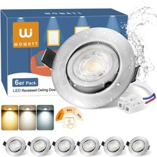 6er LED Einbaustrahler 3