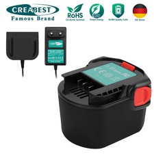 12V 4000mAh Ni-MH Akku/Ladegerät für AEG B1214G B1215R B1220R M1230R BS12X BS12G