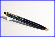 Graf Gravur PELIKAN Old Style Kugelschreiber K400 Grün gestreift & Gold Mine NEU