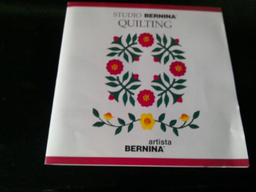 Bernina artista stickkarte - stickkarte,