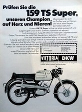 DKW 159 TS Super, originale Werbung aus 1968