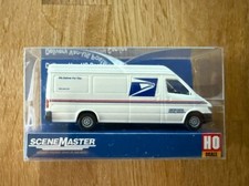 Top: Busch Scenemaster 949-12208 Dodge Van Postal Service Automodell 1:87 OVP!