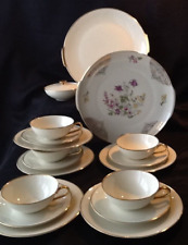 Heinrich Anmut Goldene Medaille IX. Triennale Kaffeeservice Konvolut für 5 Pers.