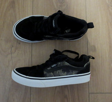VANS Jungen Schuhe Gr. 35 Camo Camouflage schwarz weiß old skool tarnmuster