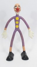 Alte Schleich Biegefigur - Clown in lila - sehr guter Zustand 15cm