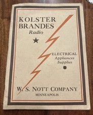 1929-30 Kolster Brandes Radio