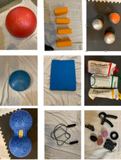 Fitness Paket II: Gymnastik- und Yogazubehör, sehr gut erhalten