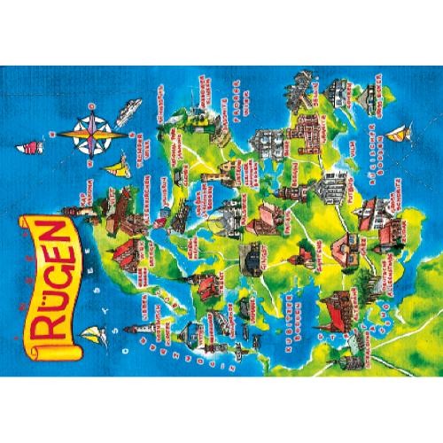 Insel rügen postkarten - postkarten, motive