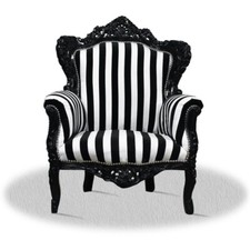 Barocksessel Sessel Zebra