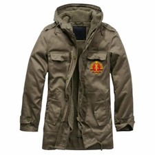 Herren Parka mit raustrennbaren Innenfutter Winterjacke DDR Wappen Größe M - 5XL