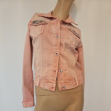 Zac & Zoe Jacke, Jeansjacke, Strass, Gr. S/36 Top rosa