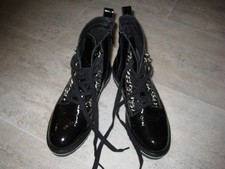 Damenboots, Gr.37, Lackleder