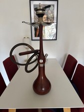 Wookah Classic Walnut/Walnuss + Lederschlauch & Walnussholz Mundstück