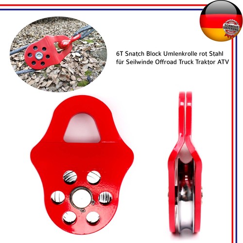 Snatch block umlenkrolle - block,