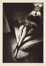 JEANLOUP SIEFF handsigniert nummeriert 10/10 "Nu sur un Lit"