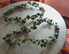 Efeugirlande, Efeuranke, Kunstblume, 2 Stück