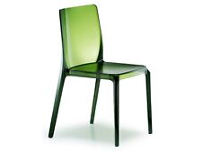 VINTAGE Stühle 6 er Set,  PEDRALI BLITZ  640 POLYCARBONAT GRÜN, einmal benutzt