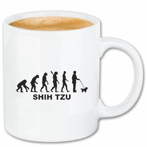 Kaffeetasse evolution shih tzu - evolution,