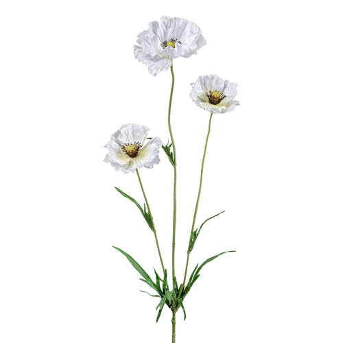 Kunstblume mohn 3er set - kunstblume,