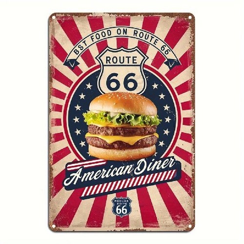 Blechschild american diner - blechschild,