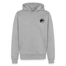Jurassic Park T-Rex-Logo Als Stick-Design Männer Premium Bio Hoodie