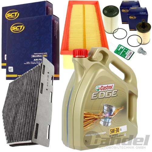 Inspektionspaket castrol 5w30 - inspektionspaket+castrol,