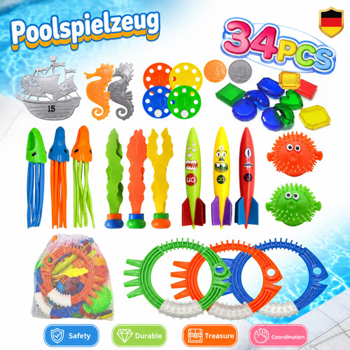 Pool tauchspielzeug set - pool, bunte