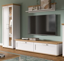 Wohnwand weiß Landhaus