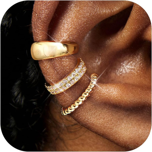 Diamday 3pcs ear - 3pcs, cuff