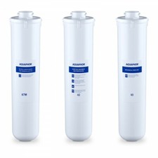 AQUAPHOR Wasserfilter Set K5+K2+K7M (Remineralisierung) für Umkehrosmose-Systeme