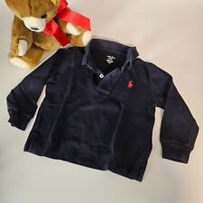 Baby Kinder Langarmshirt Jersey Longshirt Größe 90 Blau Poloshirt Ralph Lauren