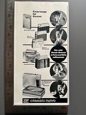 KW Classic Novo Feuerzeug Gas Benzin Original 1967 Vintage Werbung Reklame Ad