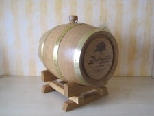 Schönes dekoratives Holzfass Whiskyfass Schnapsfass Weinfass 2 Liter Fass leer