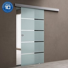 Glasschiebetür komplettset Softclose Zimmertür glas Innentür H:205/215cm ESG 8mm