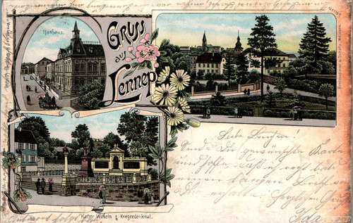 Litho gruss aus lennep - litho,