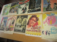 9 Kinoplakate A4 DDR-Zeit